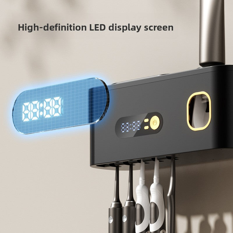 Smart UV Toothbrush Sterilizer with Digital Display