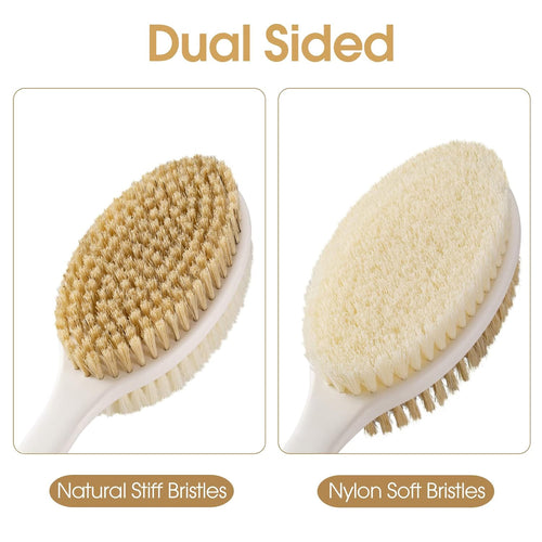Double-sided body bath brush