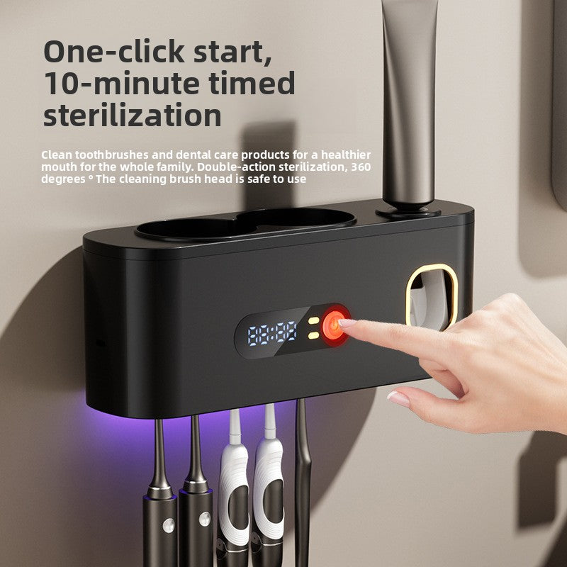 Smart UV Toothbrush Sterilizer with Digital Display