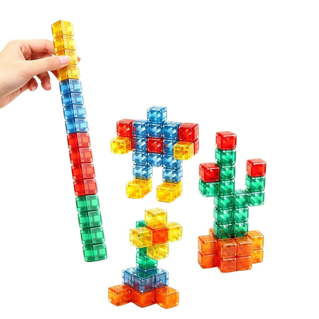 Rounded Corner Magnetic Geometric Building Blocks
